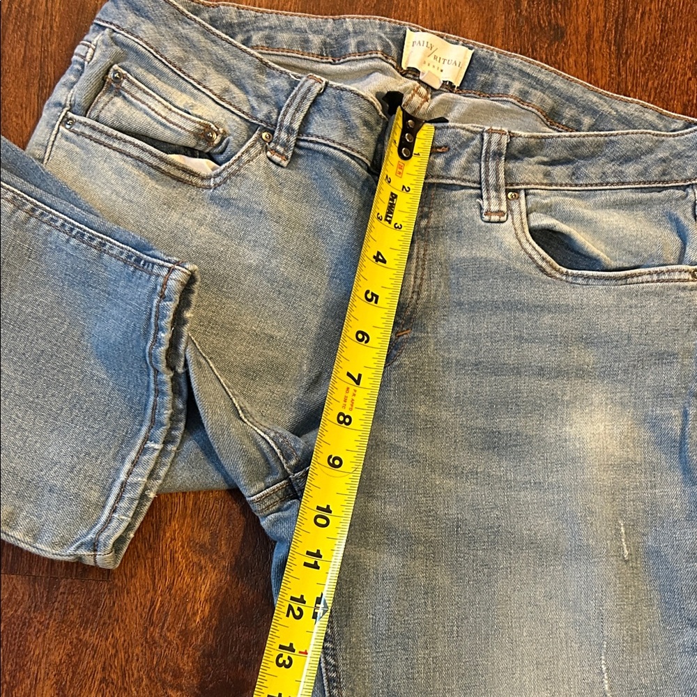 Light Blue Daily Ritual Women's Jeans - Picture 8 of 11